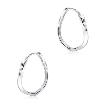 Silver Hoop Earring HO-2605